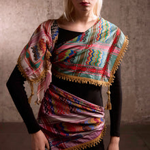 Load image into Gallery viewer, Mini Purple Multicoloured Keffiyeh By SEP