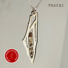 Load image into Gallery viewer, Map of Palestine Pendant Necklace