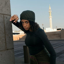 Load image into Gallery viewer, Mini Khaki Keffiyeh (Mary Cotton) By SEP