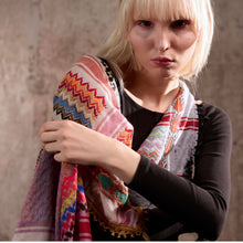 Load image into Gallery viewer, Mini Purple Multicoloured Keffiyeh By SEP
