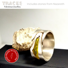 Load image into Gallery viewer, Silver Palestinian Ring
