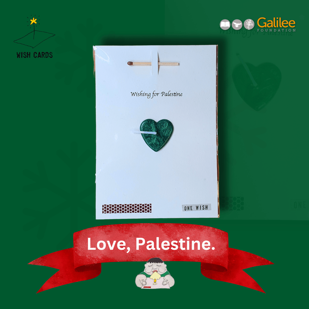 Make a wish card (wishing for Palestine)