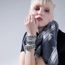 Load image into Gallery viewer, Keffiyeh Embroidered Bracelets By SEP | Set Of 2
