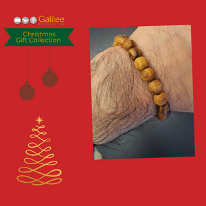 100% Natural Olive Wood Bracelet Christmas Gift